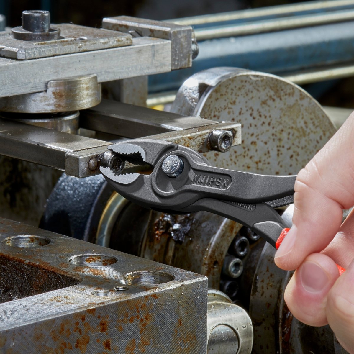Knipex Alicates TwinGrip de Articulación Deslizante de 8 Pulgadas – Herramienta de Grado Profesional (82 01 200)