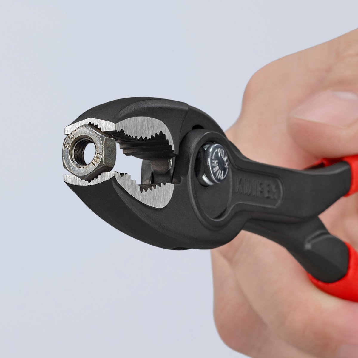 Knipex Alicates TwinGrip de Articulación Deslizante de 8 Pulgadas – Herramienta de Grado Profesional (82 01 200)
