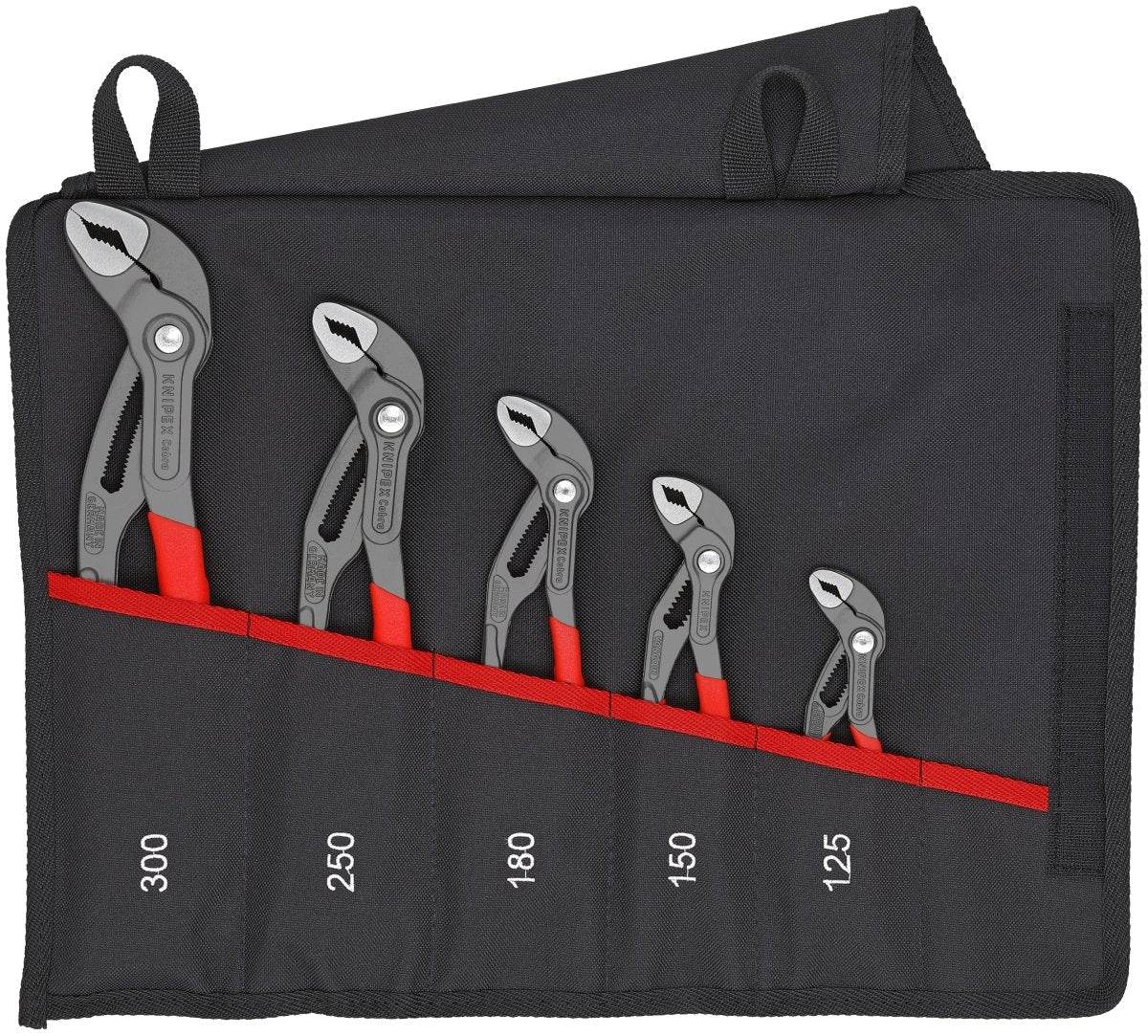 Juego de alicates Knipex Cobra® con estuche de 5 piezas 00 19 55 S5
