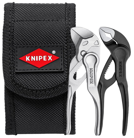 Knipex Mini Alicates Set XS en Estuche de Cinturón 2 Piezas 00 20 72 V04 XS