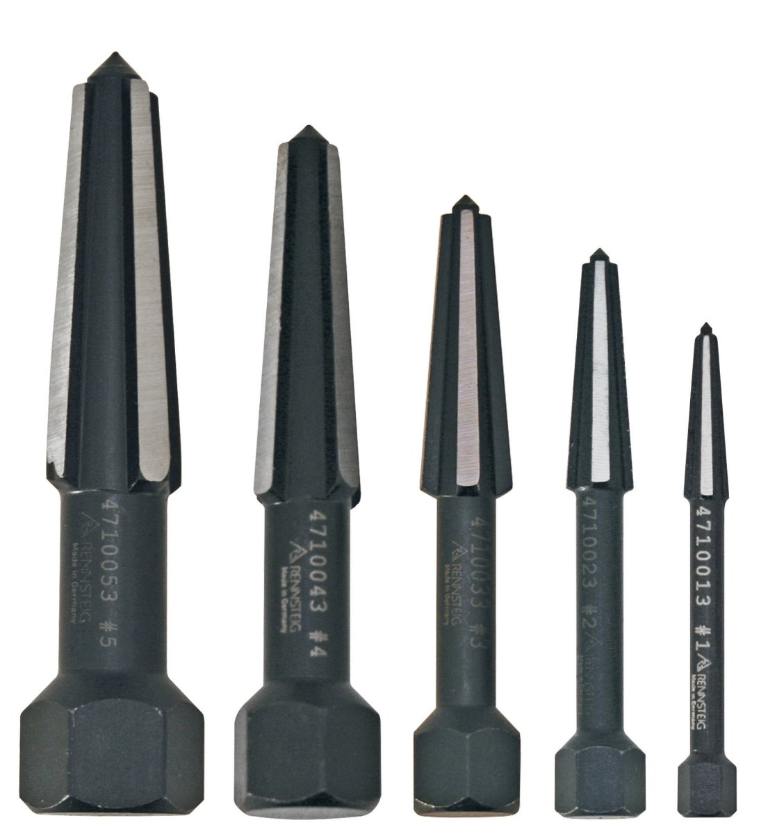 Knipex Juego de extractores de tornillos, tamaño 1-5, 5 piezas, 9R 471 904 3