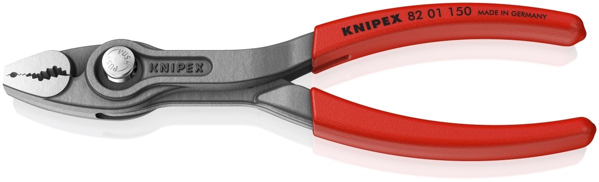 Alicates de articulación machihembrada Knipex TwinGrip 6" 82 01 150