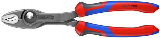 Knipex Alicate de Articulación Deslizante TwinGrip 8" 82 02 200