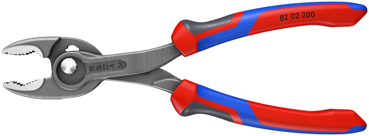 Knipex Alicate de Articulación Deslizante TwinGrip 8" 82 02 200