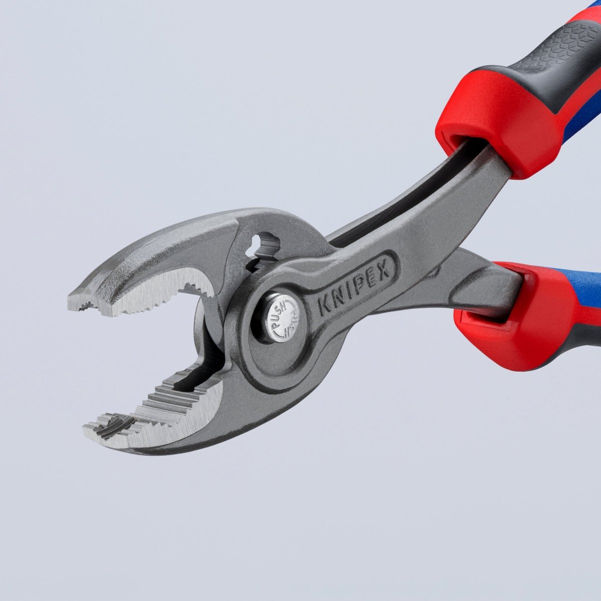 Knipex Alicate de Articulación Deslizante TwinGrip 8" 82 02 200