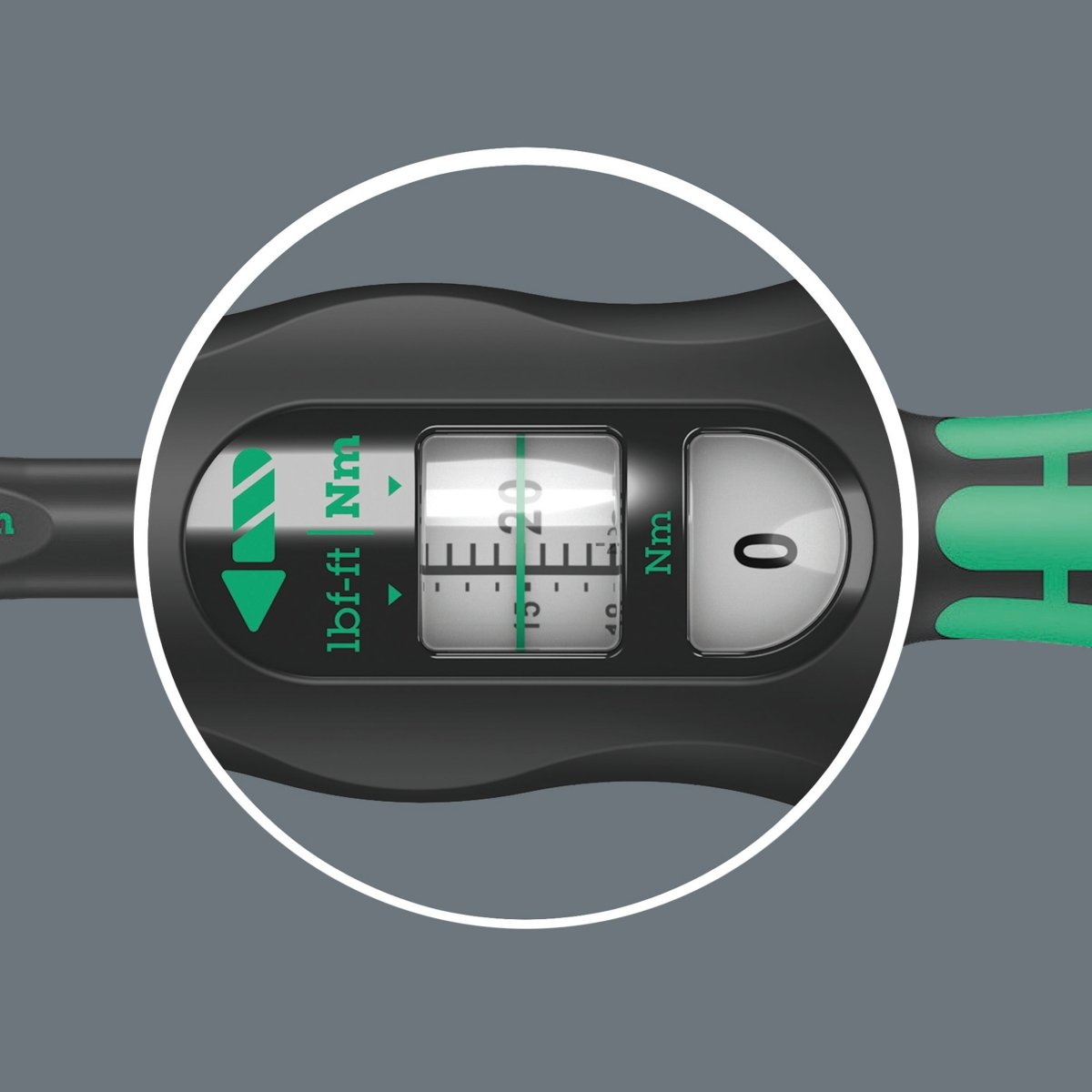 Wera Click-Torque B 2 Torque Wrench 14.8-73.8 ft-lb 3/8" Drive 05075611001