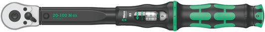Wera Click-Torque B 2 Torque Wrench 14.8-73.8 ft-lb 3/8" Drive 05075611001
