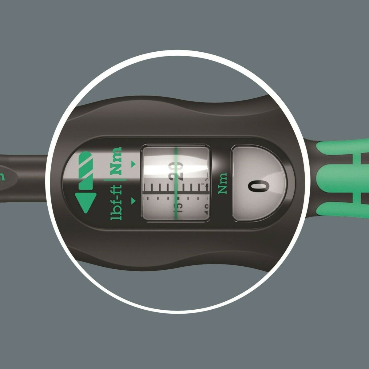 Wera Click-Torque C 2 R/L Torque Wrench 14.8-73.8 ft-lb 1/2" Drive 05075625001